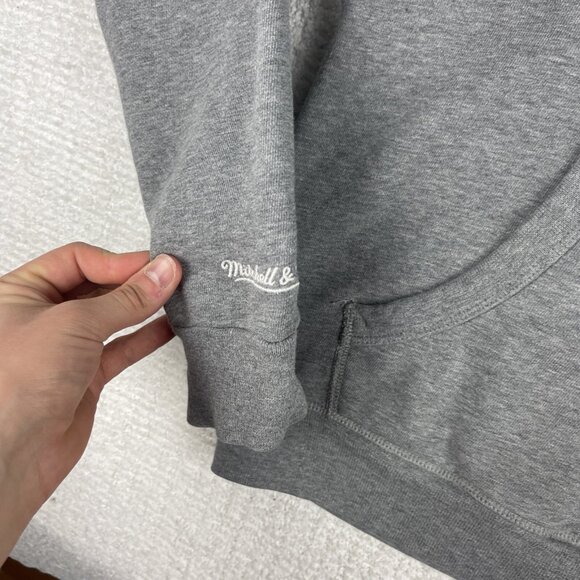 Toronto Raptors Mitchell & Ness NBA Sweatshirt Hoodie Gray Golden logo Men M - Picture 9 of 16